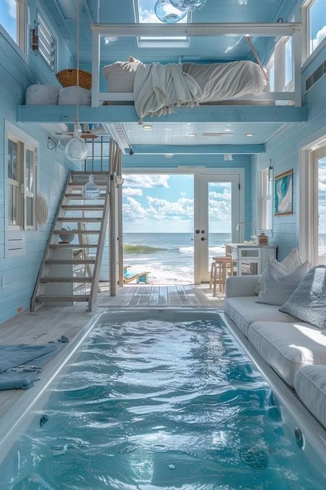 Cute Bedrooms, Amazing Bedroom Designs, Cool Room Designs, Dream Bedroom Inspiration, Dream Beach Houses, Dream Life House, Cute Rooms, Cool Room, Cute Bedroom