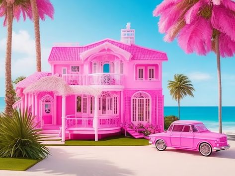 House Barbie, Barbie Land, Carnival Birthday Party Theme, Carnival Birthday Parties, Pink House, Carnival Birthday, Barbie Dream, Barbie Dream House, Birthday Party Themes