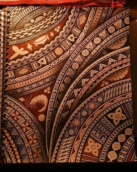 Fijian Tattoo Design, Samoan Aesthetic, Fijian Design, Fijian Patterns, Pasifika Patterns, Islander Patterns, Pasifika Art, Fiji Tattoo, Fijian Tattoo