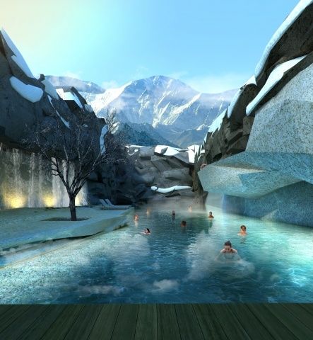 mountain spa Mountain Spa, Japanese Onsen, Natural Spa, Cold Mountain, Spa Retreat, Outdoor Spa, Spa Vacation, Swimming Pool Spa, Spa Inspiration