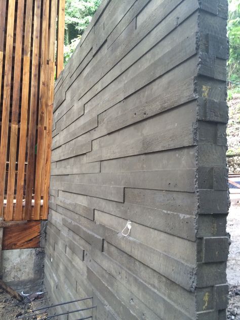 Board Form Concrete Wall, Board Form Concrete, Board Formed Concrete Wall, Concrete Cladding, Concrete Board, Concrete Formwork, Board Formed Concrete, Industrial Design Style, House Elements