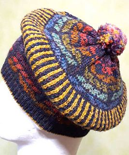 Tam O Shanter Hats Patterns, Knitting Tam, Tam O Shanter, Tam O' Shanter, Craft Room Design, Hat Beret, Rainbow Colours, Motif Design, The Dance