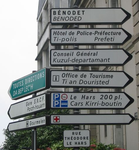 street signs for Paris party French Road Signs, Panneau Stop, Road Signage, Celtic Nations, Little Britain, French Signs, Directional Signage, Irish Gaelic, Paris Party