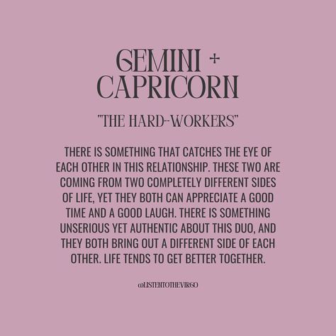 Gemini Love Compatibility + What Works 🤍 #Listentothevirgo Gemini Love Compatibility, Gemini Love, Love Compatibility, Hard Workers, Love Language, Love Languages, Better Together, Zodiac Signs, Astrology