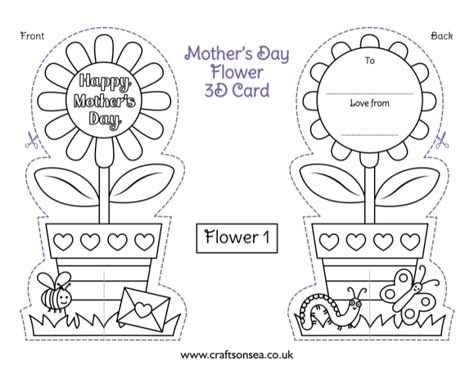 Mothers Day Cards Printable, Free Mothers Day Cards, Mothers Day Coloring Cards, Mothers Day Cards Craft, Mothers Day Card Template, Easy Mother's Day Crafts, Mother's Day Printables, Mother's Day Projects, Mother's Day Bouquet