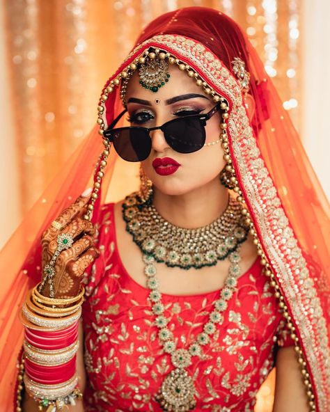 Indian Dulhan, A Blessing In Disguise, Indian Bride Poses, Indian Bride Photography Poses, Indian Wedding Poses, Indian Wedding Photography Couples, Bridal Photography Poses, Indian Bridal Photos, Indian Wedding Couple Photography