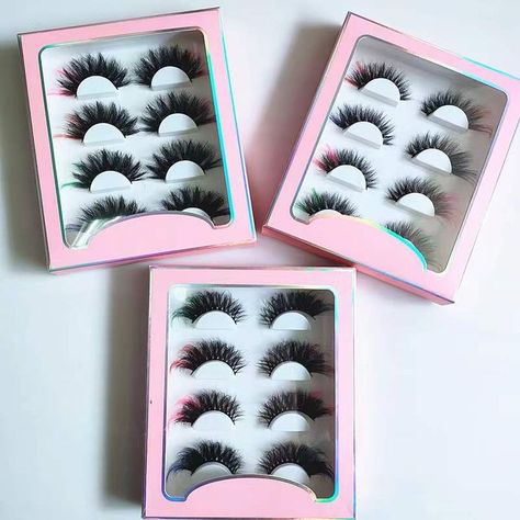 Dramatic Hair, Wispy Lashes, 3d Mink Lashes, Long Lashes, Cosmetic Packaging, Mink Eyelashes, Long Acrylic Nails, Mink Lashes, Box Packaging