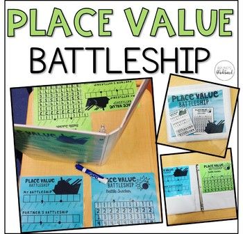 As a student I HATED math. It was boring and hard to focus on. As a teacher, I vowed to make math more engaging for my students. Whether using to review place value as a new concept, at centers or for review increase students engagement with this fun "game." Students will enjoying playing this place value game while practicing place values from Hundredths to Hundred Thousandths. The game can be played in a worksheet cut out version or you can laminate it and reuse over and over again. Great for Place Value Battleship, Place Value 4th Grade, Place Value Game, Middle School Special Education, Middle School Math Teacher, Middle School Math Classroom, Math Intervention, Math Groups, Fourth Grade Math