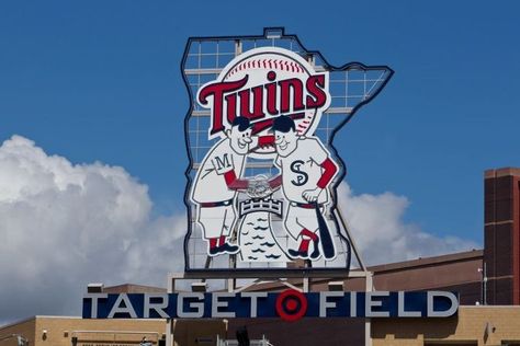 Mn twins Twins Logo, Baseball Buckets, Major League Baseball Stadiums, Minnesota Life, Minneapolis City, Target Field, Minnesota Twins Baseball, Mlb Stadiums, Minneapolis St Paul