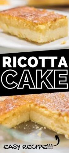 Riccota Cheese Recipes, Moist Butter Cake, Ricotta Cake Recipes, Lemon Bundt Cake Recipe, Lemon Ricotta Cake, Ricotta Cheese Recipes, Recipes Using Cake Mix, Ricotta Filling, Ricotta Recipes