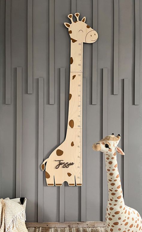 Giraffe Growth Chart Personalized Growth Chart Wooden Nursery Decor Personalized Ruler Wooden Growth Chart Wooden Height Chart for Kids - Etsy Height Chart For Kids, Giraffe Growth Chart, Wooden Height Chart, Baby Growth Chart, Wooden Growth Chart, Wooden Nursery, Kids Growth Chart, Personalized Growth Chart, Growth Chart Ruler