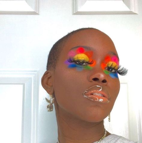 Drag Make-up, Indie Makeup, Bright Makeup, Pride Makeup, Smink Inspiration, Eye Makeup Designs, Makeup Eye Looks, Creative Eye Makeup, Creative Makeup Looks