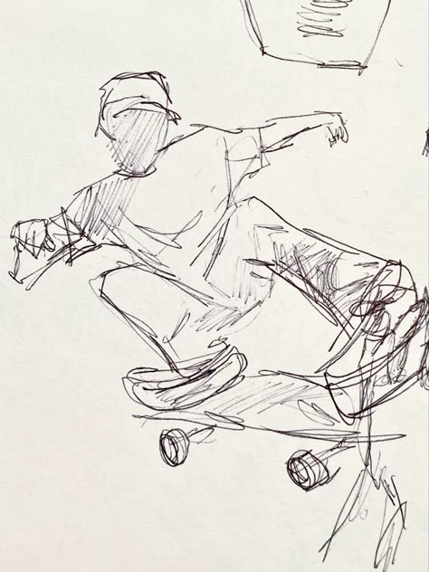 Traditional Art Drawing, Sketch Traditional, Skater Art, Sketchbook Portrait, Body Drawing Tutorial, Portrait Sketch, Skate Art, Figure Sketching, Graffiti Drawing