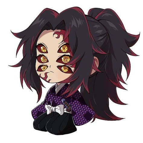 Chibi Maker, Upper Moon, Chibi Characters, Demon Art, Cute Chibi, Slayer Anime, Anime Demon, Cute Icons, Anime Chibi