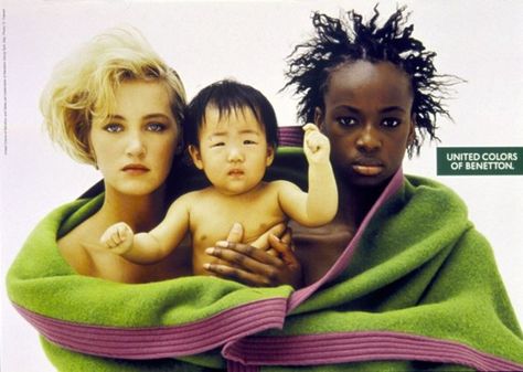 United Colors of Benetton by Oliviero Toscani, 1991 Best Advertising Campaigns, Interracial Relationships, Richard Avedon, Powerful Images, Interracial Couples, Fashion Advertising, World Of Color, United Colors Of Benetton, Advertising Campaign