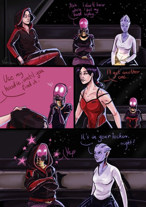 Vibes Are Off, Tali Mass Effect, Mass Effect Comic, Mass Effect Tali, Fan Language, Mass Effect Funny, Mass Effect Characters, Big Barda, Mass Effect 1