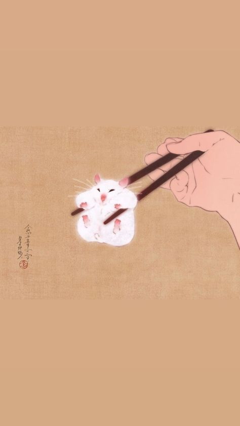 Hamster Cartoon Wallpaper, Cat Memes Laughing, Hamster Wallpaper, Maus Illustration, Photo Arts, Funny Hamsters, Art Japan, Morning Funny, Good Morning Funny