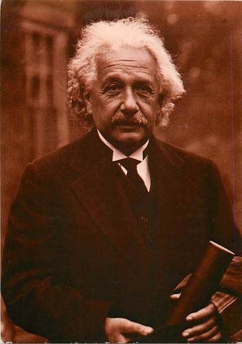 . Modern Postcard, Albert Einstein, Einstein, A Man, White