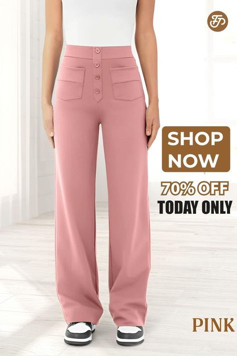 Effortless Style for active woman! Limited sale today only ✅ No more discomfortable pants. FIT ALL SIZES, Enhance curve & Freedom of movement🥰 Tall Womens Fashion, Starry Clothes, Clothes Capsule Wardrobe, Elegant Evening Dresses, Week Outfits, Top Models, Fashion Hacks Clothes, Today Only, Looks Style