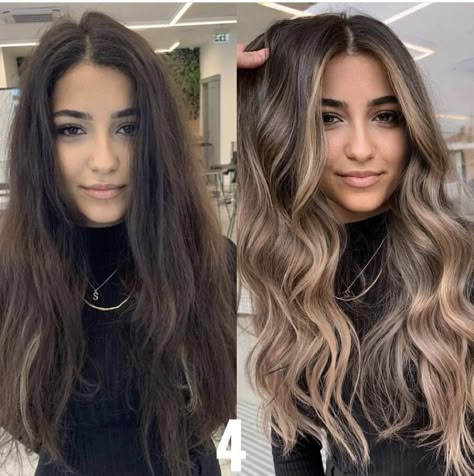 Pin by Kristina Renninger on Hairspiration. | Light hair, Brunette balayage hair, Brunette hair Brown Hair Inspo, Brunette Balayage, Brunette Hair With Highlights, Hair Color For Brunettes, Color For Brunettes, Hair Brunette, Balayage Hair Dark, Brunette Balayage Hair, Honey Blonde Hair