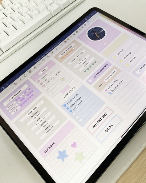 5 Best Planner Apps for iPad and Android businesstips #selldigitalproducts #livingwellplanner. Planner Apps For Ipad, Best Planner Apps, Planner Widget, Daily Planner App, Notion Board, Best Planner, Planner Apps, Planner Writing, Planner Setup