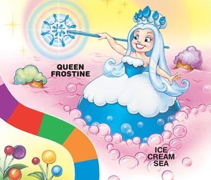 Frostine | Candy Land Wiki | Fandom Princess Frostine, Candy Land Board Game, Princess Lolly, Candy Land Board, Queen Frostine, Candy Land, The Ice, Turning, Ice Cream