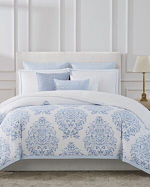 Charisma Meribel King/California King 3 Piece Duvet Cover Set / Gilt Blue And White Comforter, California King Duvet Cover, King Duvet Cover Sets, King Comforter Sets, Duvet Cover Pattern, Queen Comforter Sets, Blue Bedding, King Duvet Cover, Queen Duvet