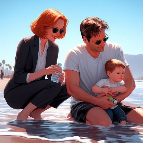 ATTHS_TWICE Because We All Know They Did 😉 Mulder Scully, Fox Mulder, Dana Scully, Mini Vacation, Gillian Anderson, X Files, Character Portraits, San Diego, Tv Shows