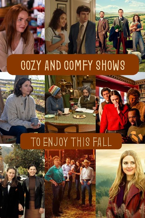 TV-Shows with the Ultimate Fall Vibes Cozy Fall Movies And Shows, Autumn Tv Shows And Movies, Autumn Series To Watch, Fall Tv Shows Aesthetic, Fall Hallmark Movies, Fall Series To Watch, Cozy Shows To Watch, Autumn Series List, Comfort Tv Shows