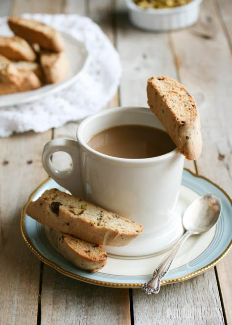 Anise Biscotti, Sweets Photography, Italian Biscotti, Tech Conference, Pistachio Biscotti, Freight Train, Morning Vibes, Espresso Drinks, Food Photography Inspiration