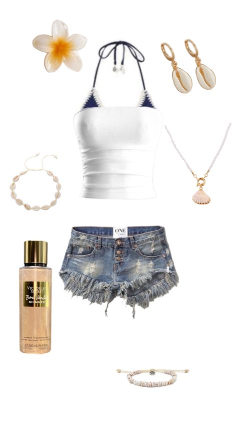 Summer Outfits Obx Inspired, 2016 Summer Outfits, Niche Outfit, Beachy Girl Aesthetic, Obx Outfits, Hawaii Fits, Single Pringle, Tiktok Acc, School Camp