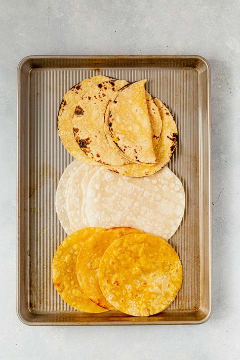 How To Soften Corn Tortillas, How To Cook Corn Tortillas, How To Keep Corn Tortillas From Breaking, How To Warm Tortillas, Corn Flour Tortillas, Flour Tortilla Enchiladas, Enchiladas Corn Tortillas, Uncooked Tortillas, Healthy Chicken Enchiladas