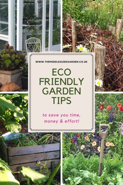 Eco friendly garden tips that will also save you time, money or effort #middlesizedgarden Eco Friendly Garden Ideas, Slow Gardening, Urban Garden Ideas, Collect Rainwater, Sustainable Garden Design, Zero Waste Laundry, Courtyard Garden Ideas, Zero Waste Food, Sustainable Landscape