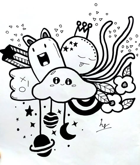 Meaningful Doodle Art, Doodles To Draw When Bored, Creative Doodles, Small Doodles, Doodles To Draw, Draw When Bored, Pencil Drawing Images, Small Doodle, Copper Wire Art