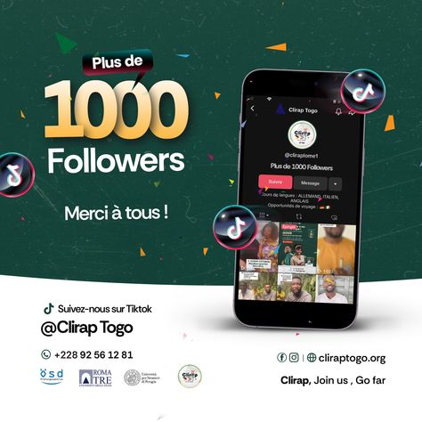 Tiktok Followers design #graphiste #graphistefreelance #photoshop #illustrator Tiktok Followers, 1000 Followers, Photoshop Illustrator, Illustrator, Photoshop, Social Media, Design