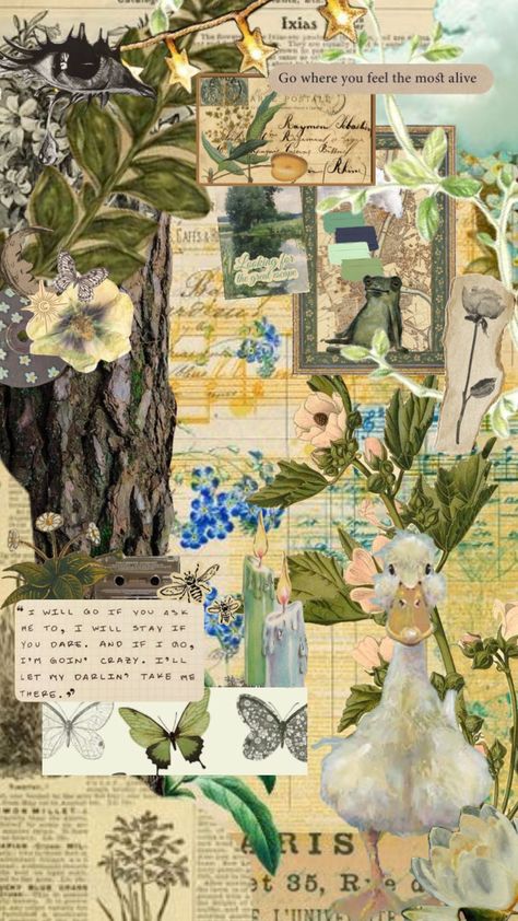 Green Earthy Aesthetic, Ethereal Collage, Earthy Aesthetic, Fairy Cottagecore, Cottagecore Cottage, Pastel Green, Godzilla, Aesthetic Art, Surrealism