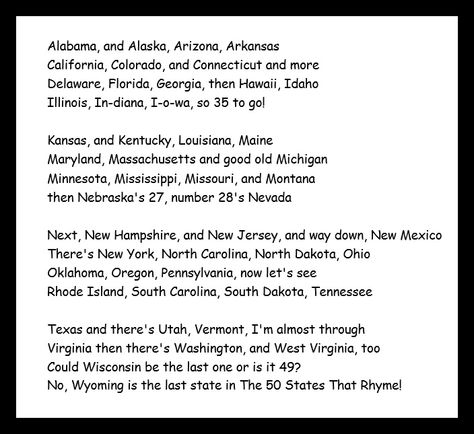 50 Nifty United States Song, Fifty Nifty United States Song, Fifty States That Rhyme, How To Memorize The 50 States, The State Song, 50 States That Rhyme Song, 50 State Song, 50 States That Rhyme, 50 States In Alphabetical Order