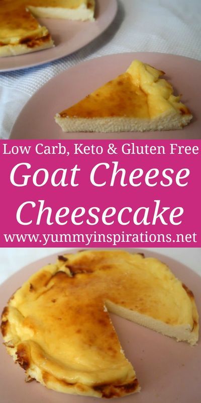 Goat Cheese Keto, Goat Cheese Cheesecake Recipe, Goat Cheese Cheesecake, Cheesecake Recipe Easy, 5 Ingredient Desserts, Cheap Desserts, Low Sugar Diet Recipes, Goat Milk Recipes, Keto Cakes