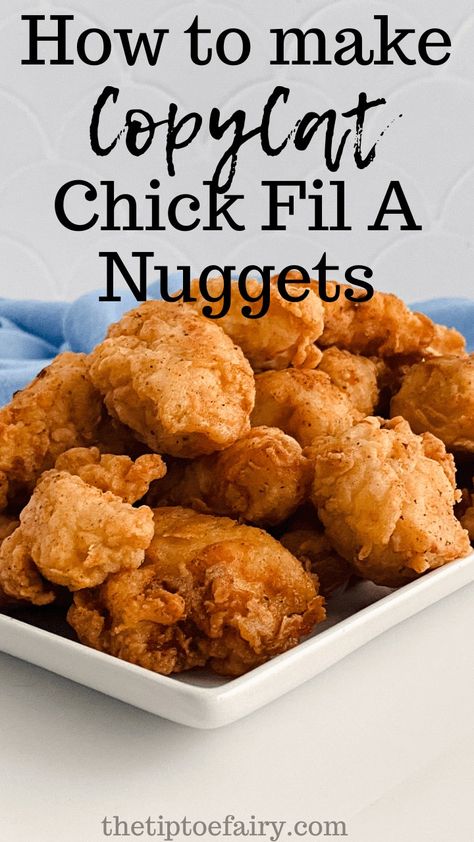 How to make Copycat Chick Fil A Chicken Nuggets | The TipToe Fairy Chik Fil A Chicken Nuggets Copycat, Chickfila Chicken Nuggets, Copycat Chick Fil A Grilled Nuggets, Copycat Chik Fil A Chicken Minis, Chick Fil A Nuggets Recipe, Chick Fil A Chicken Recipe, Chick Fil A Chicken Nuggets Recipe, Copy Cat Chic Fil A Nuggets, Chik Fil A Grilled Nuggets