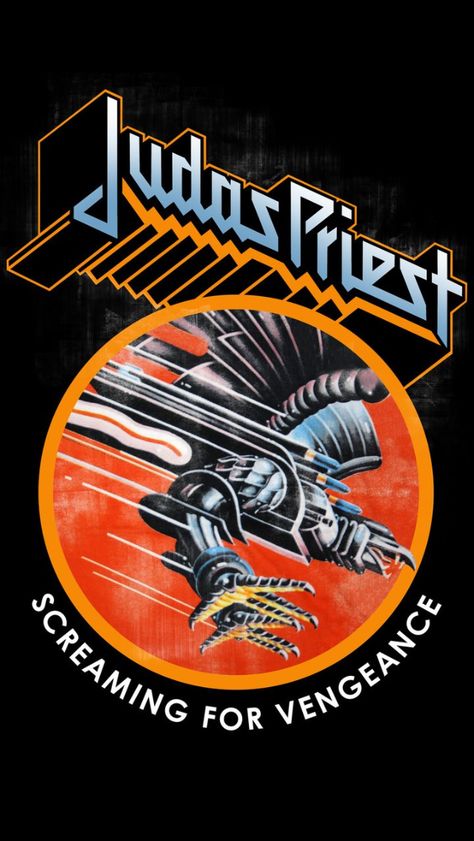 Rock Album Cover, Screaming For Vengeance, Arte Heavy Metal, Rock Album Covers, British Steel, Rock Band Posters, Heavy Metal Art, Band Poster, Metal Shirts