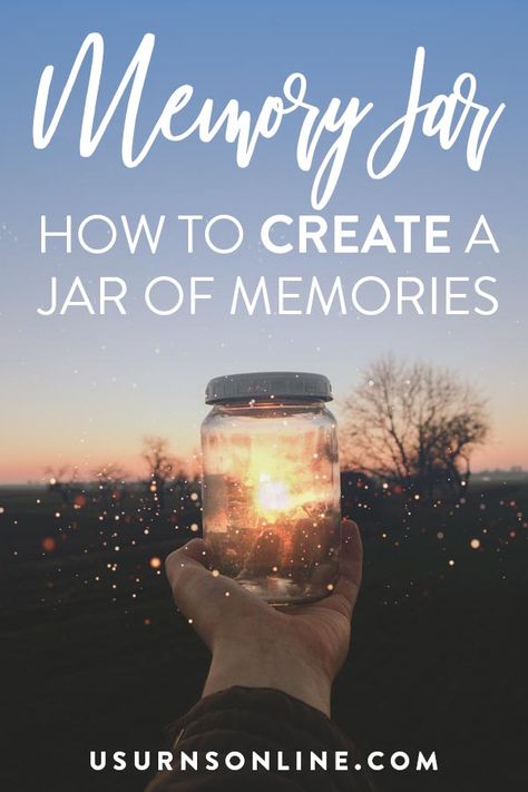 Memory Jar Ideas, Instructions, and Quotes » Urns | Online Rememberance Gifts, Memory Jar Ideas, Jar Of Memories, Memory Jar Graduation, Tradition Ideas, Memory Jars, Companion Urns, Remembering Mom, Memory Jar