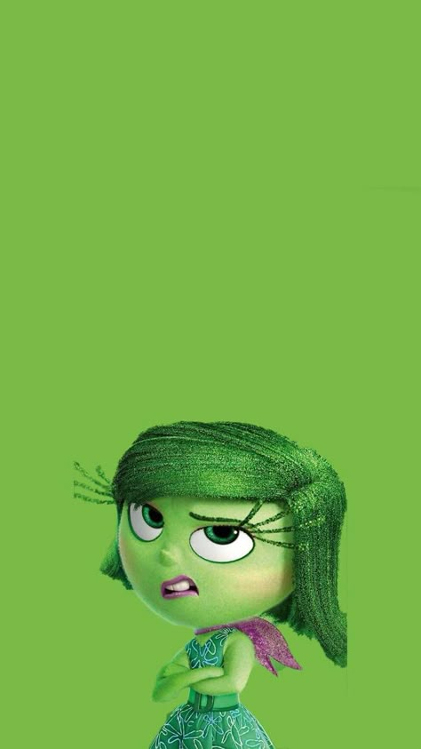 Download Disgust wallpaper by RubyLeyva - d1 - Free on ZEDGE™ now. Browse millions of popular cartoon Wallpapers and Ringtones on Zedge and personalize your phone to suit you. Browse our content now and free your phone Inside Out Wallpaper Hd, Discussed Inside Out, Disgust Inside Out Wallpaper, Inside Out Characters Wallpaper, Disgust Wallpaper, Inside Out 2 Wallpaper, Disgust Inside Out, Disgust Inside Out Aesthetic, Disgusted Inside Out