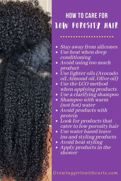 Low Porosity Hair Care, Low Porosity Natural Hair, Cabello Afro Natural, 4c Hair Care, Low Porosity Hair, Natural Hair Growth Tips, Natural Hair Treatments, Natural Hair Regimen, Low Porosity