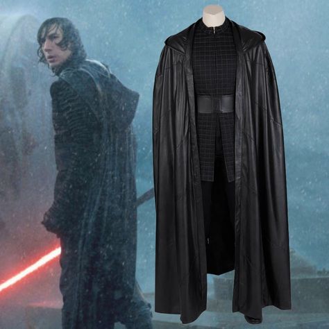 #Takerlama Star Wars The Rise of Skywalker Kylo Ren Cosplay Costume $259 Link: https://takerlama.com/products/takerlama-star-wars-the-rise-of-skywalker-kylo-ren-cosplay-costume #starwars #starwarsfan #kylorencosplay #costume Kylo Ren Costume, Ren Cosplay, Kylo Ren Cosplay, Your Cosplay, The Rise Of Skywalker, Rise Of Skywalker, Cosplay Halloween, Kylo Ren, Cosplay Props