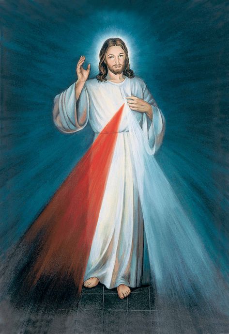 Jesus Divine  Mercy Jesus Pictures Catholic, Divine Mercy Novena, Divine Mercy Jesus, Divine Mercy Image, Divine Mercy Sunday, Divine Mercy Chaplet, St Faustina, Jesus Prints, Jesus Photo