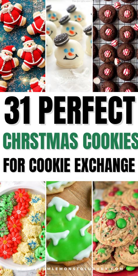 Christmas is a time for family, friends, and of course, cookies. One of the most beloved holiday traditions is the cookie exchange, where everyone brings their favorite cookies to share with others. However, finding the perfect cookie recipe can be a challenge. That’s why Parade has compiled a list of 31 easy Christmas cookies for a cookie exchange.

Easy Christmas Cookie Recipes, Christmas Cookie Decorating Party, Christmas Cookie Box, Christmas Cookie Recipes Best Christmas Cookies For Decorating, Christmas Assorted Cookies, Cookie Party Cookie Ideas, Christmas Cookies Contest, Holiday Treat Exchange Ideas, Christmas Cookies For A Cookie Exchange, Cookie Swap Cookie Ideas, Best Christmas Cookies For Exchange, Best Christmas Cookies For Gifts