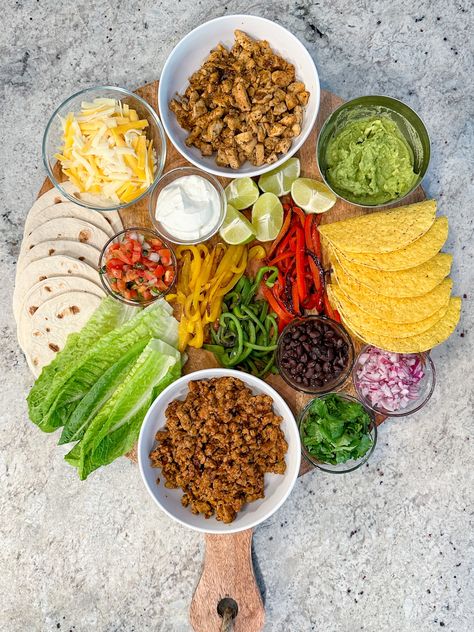 Charcuterie Taco Board, Taco Charcuterie Board, Taco Charcuterie, Christmas Fiesta, Board Night, Island Party, Food Boards, Taco Bowls, Charcuterie Inspiration