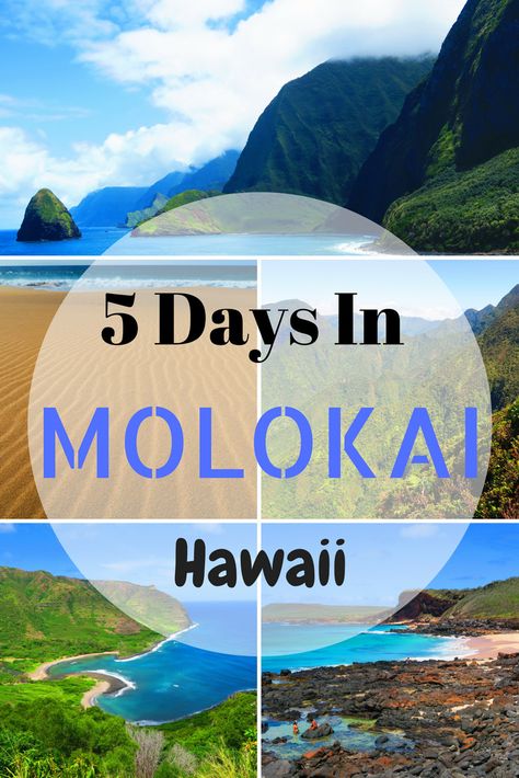 5 Days In Molokai Sample Itinerary | Hawaii Travel Guide Hikes In Hawaii, Molokai Hawaii, Hawaii Hikes, Hawaii Things To Do, Hawaii Travel Guide, Visit Hawaii, Maui Vacation, Hawaii Honeymoon, Hawaiian Vacation