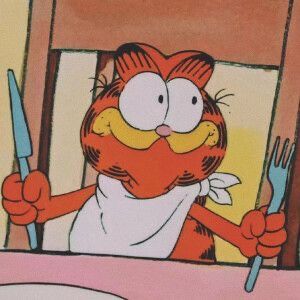 #garfield #eat #comida #cutekittens Cartoons Eating, Garfield Wallpaper, Garfield Pictures, Garfield Images, Garfield The Cat, Garfield Cartoon, Garfield Cat, Garfield And Odie, Online Quiz