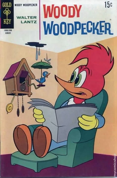 Old Cartoon Characters, Dell Comic, Old School Cartoons, Woody Woodpecker, School Cartoon, Childhood Memories 70s, Morning Cartoon, Vintage Cartoons, Classic Cartoon Characters